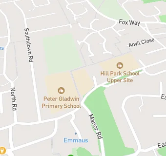 map for Hill Park School