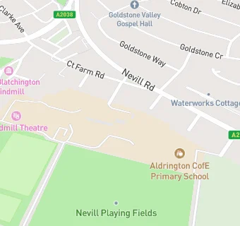 map for Blatchington Mill School