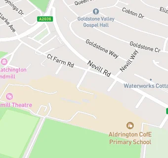 map for Blatchington Mill School