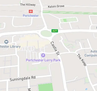 map for Portchester Methodist Church