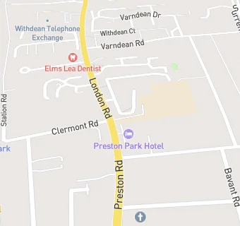 map for Preston Park Hotel