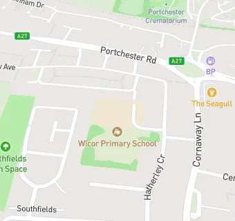 map for Wicor Primary School