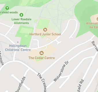 map for The Cedar Centre