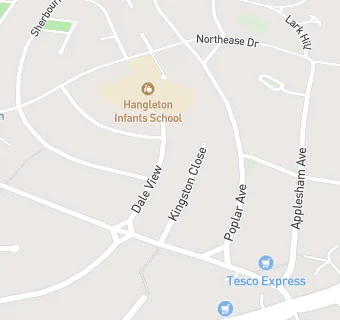 map for Hangleton Junior And Infant School