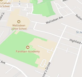 map for Fareham Academy