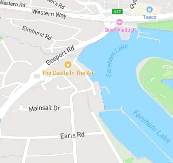 map for Fareham Sailing And Motor Boat Club