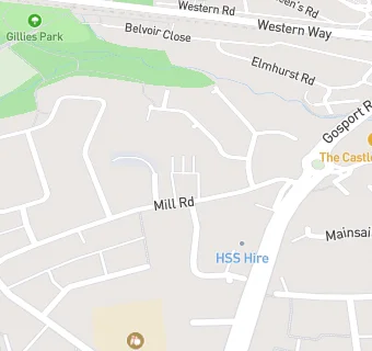 map for Fareham Working Mens Club