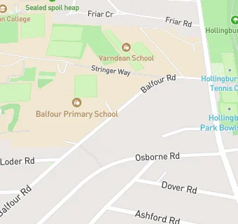 map for Pioneer Childcare At Balfour Junior School