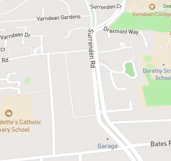 map for Varndean College