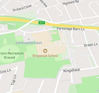 map for Ringwood School