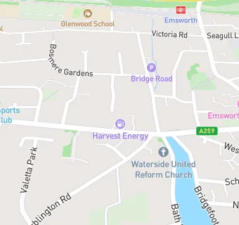 map for Emsworth Service Station