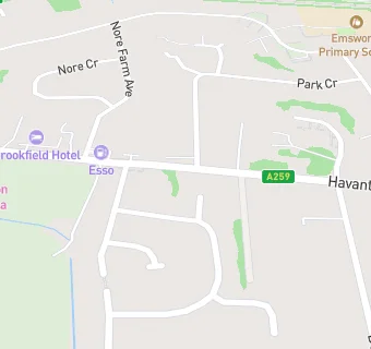 map for Springfield Care Home