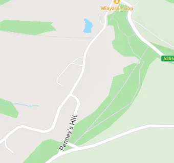 map for WINYARDS GAP INN