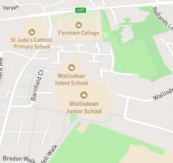 map for Wallisdean Junior School