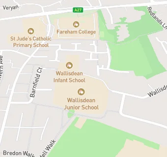 map for Wallisdean County Junior School