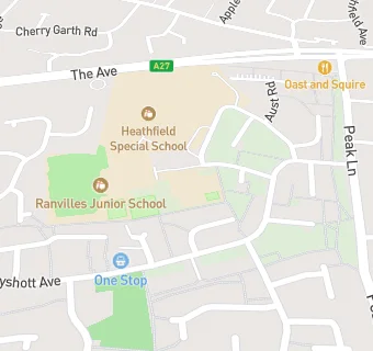 map for Ranvilles Junior School