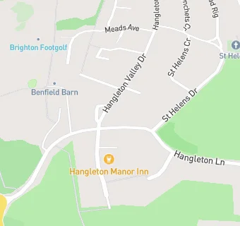 map for Brighton Footgolf