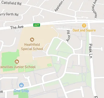 map for Ranvilles Junior School