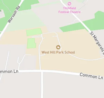 map for West Hill Park School