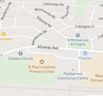 map for Spar Allaway Avenue