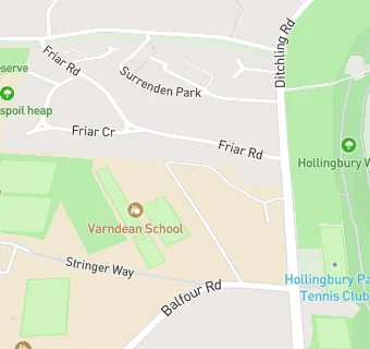 map for Varndean School