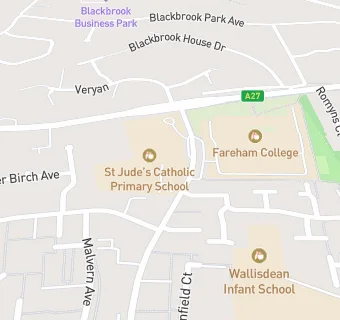 map for St Judes Catholic Primary School