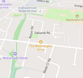 map for The Wheelwrights Arms