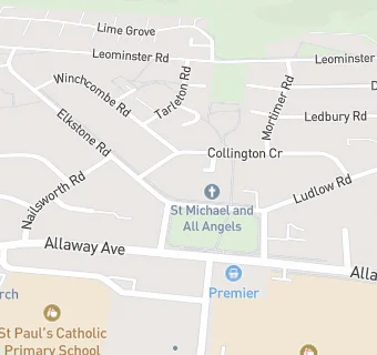 map for St Michael And All Angels