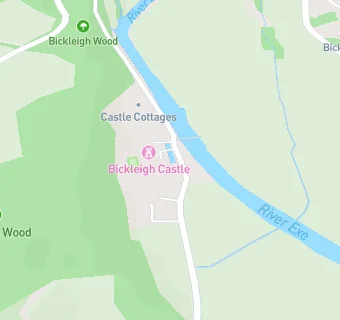 map for Bickleigh Castle