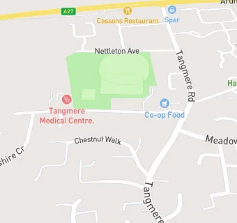 map for Tangmere Medical Centre