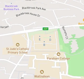 map for Fareham College