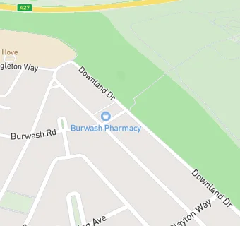 map for Burwash Pharmacy