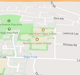 map for Northern Junior School