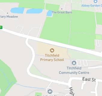 map for Titchfield Primary School