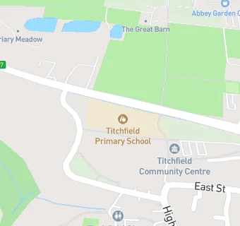 map for Titchfield Primary School