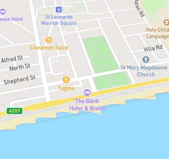 map for Hastings House Hotel