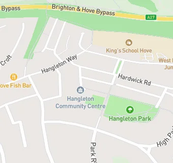 map for Hangleton Community Centre