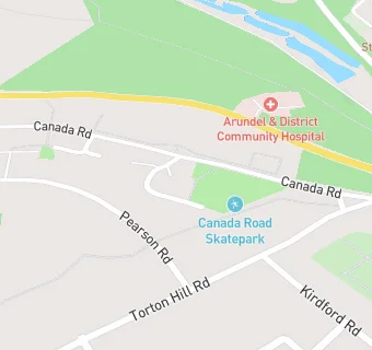 map for Arundel Surgery