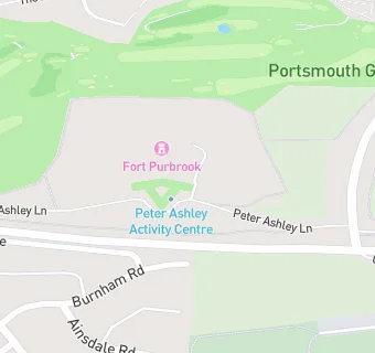 map for Peter Ashley Activity Centre