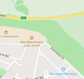 map for West Blatchington Primary And Nursery School