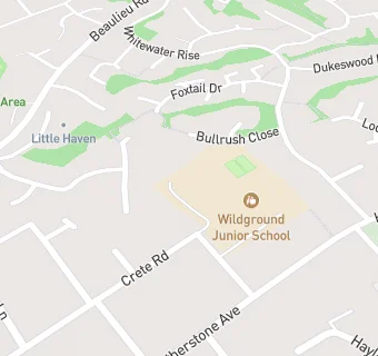 map for Wildground Infant School