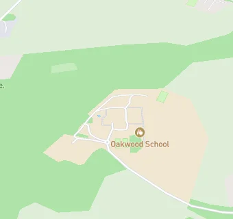 map for Oakwood School