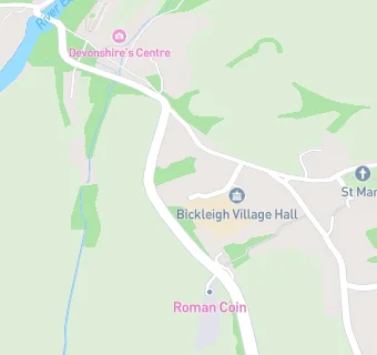 map for Bickleigh On Exe C Of E Primary School