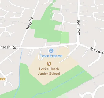 map for Locks Heath Junior School