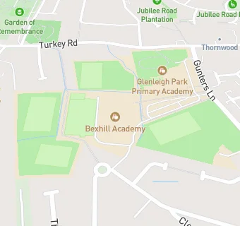 map for Bexhill Academy