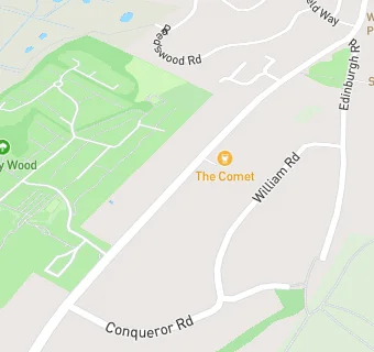 map for Comet Pub