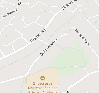 map for St Leonards C of E Academy