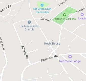 map for Park Beck Care Home