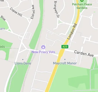 map for The Deneway Surgery