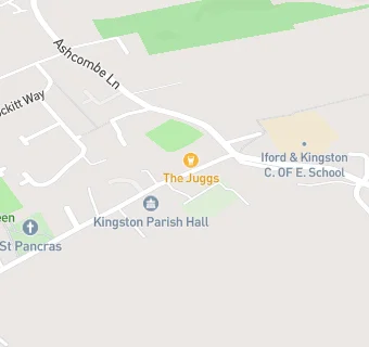 map for Kingston Parish Hall